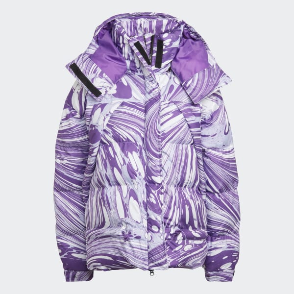 adidas by Stella Printed Padded Winter Jacket - White | Women's Training | adidas US