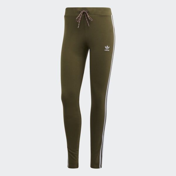 adidas dust green leggings