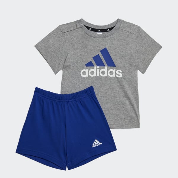 adidas Essentials Organic Cotton Tee and Shorts Set Black adidas Singapore