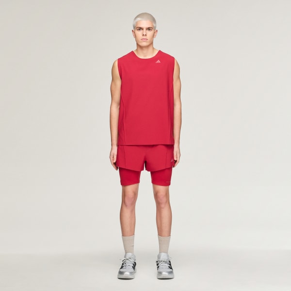 Burgundy Σορτς προπόνησης 2σε1 adidas x entire studios D4T