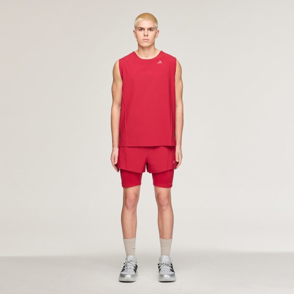 Bordowy Szorty adidas x entire studios D4T Training 2in1