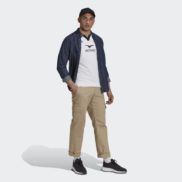 Branco Réplica da Camisola Alternativa dos All Blacks