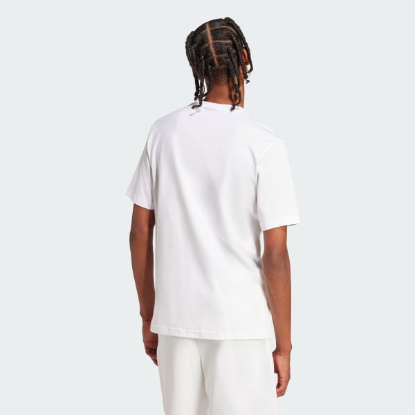 White Future Icons 3 Bar Logo Tee
