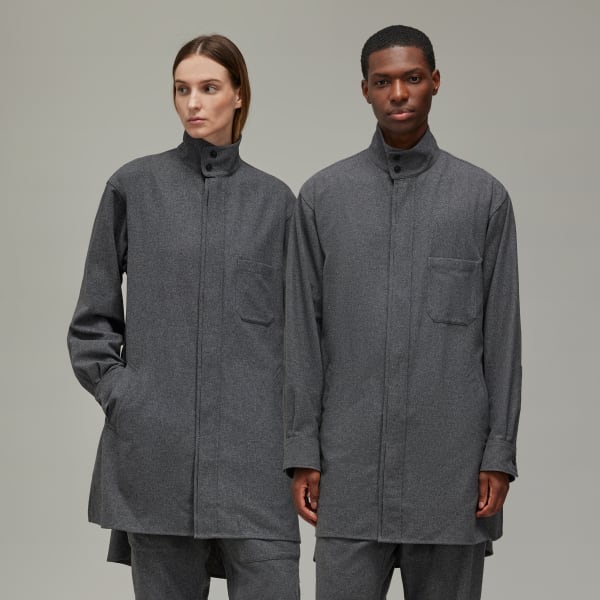 Y 3 Wool Flannel Overshirt