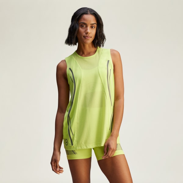 Green adidas by Stella McCartney TruePace Running Tank Top
