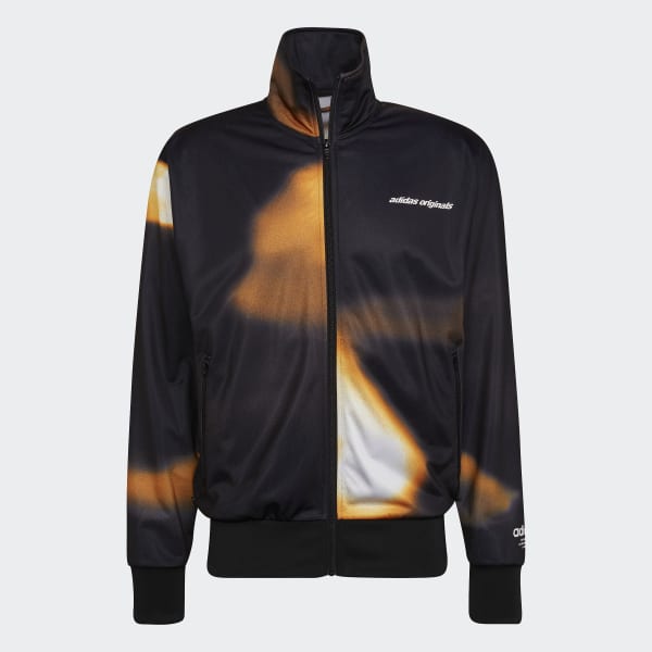 Polyester Black and Orange Palm Angels Track Jacket - Jacket Makers