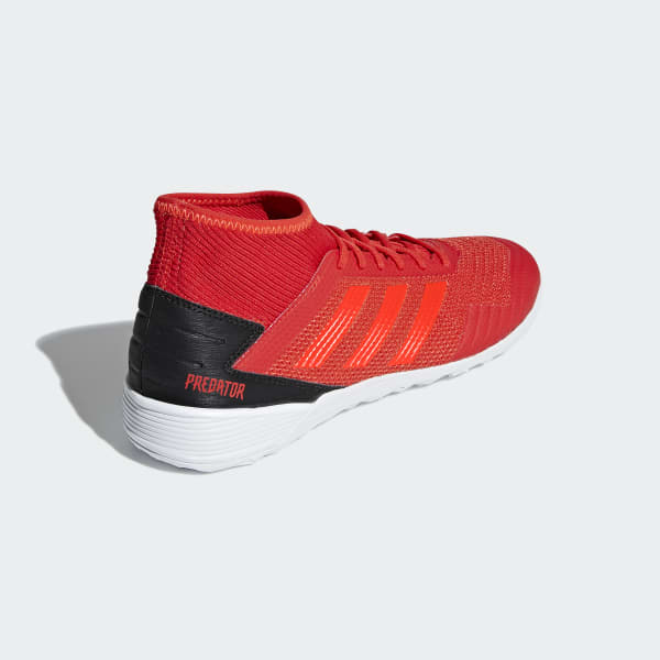 botines predator rojos