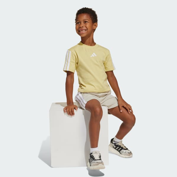 Amarelo Camiseta Essentials Infantil