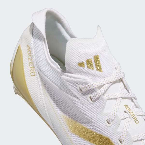 Adizero white and gold top