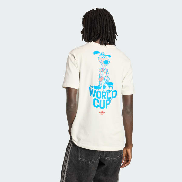 White FIFA World Cup 26™ Striker Mascot T-Shirt