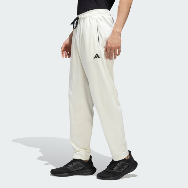 White adidas Sportswear Zip Pocket Pants