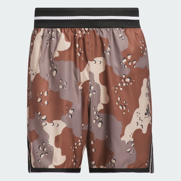 Marrone Pantaloncini adidas Crazy Lite AOP