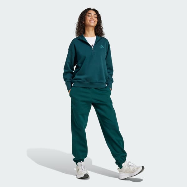 Green ALL SZN Fleece Loose Pants