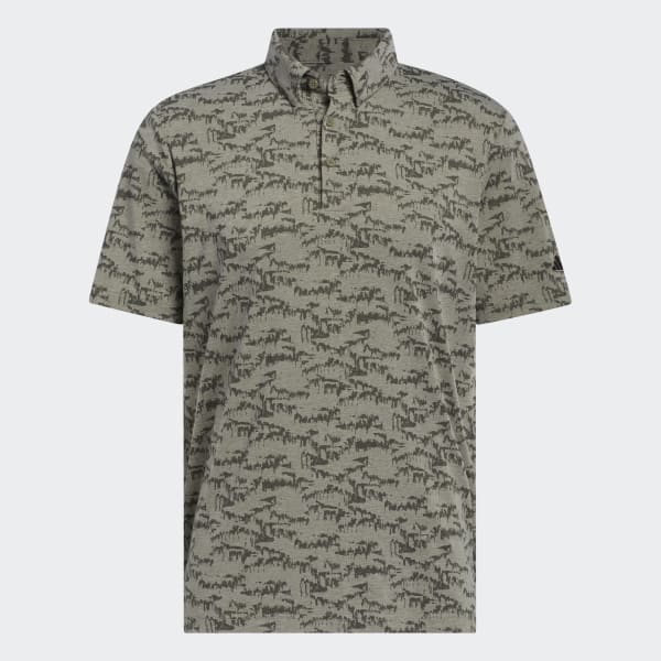 Groen Go-To Printed Poloshirt