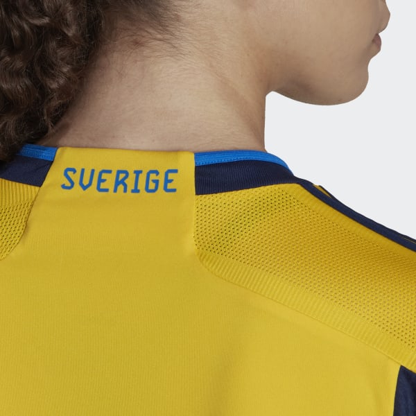 Yellow Sweden 22 Home Jersey