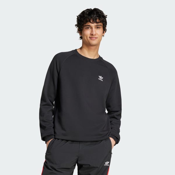 Negro Polera Trifolio Essentials Cuello Redondo