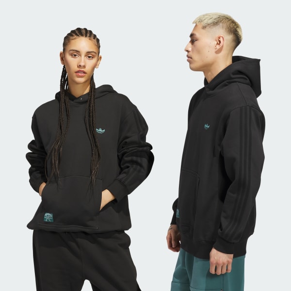 adidas Shmoofoil Heavyweight Hoodie - Black | Free Shipping with
