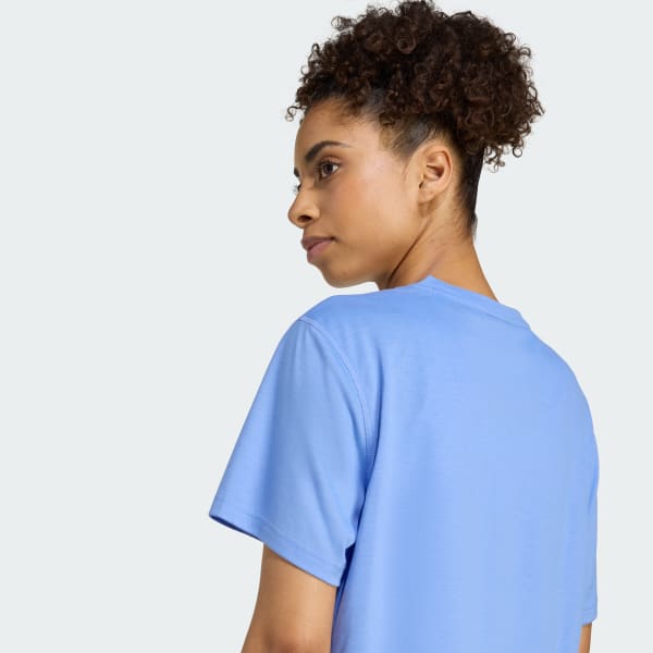 Tシャツ・カットソー adidas Train Essentials Boxy Workout Tee JE6168 adidas Train Essentials Boxy Workout Tee - Beige | Free