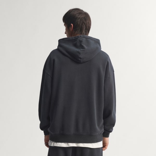 Svart Sgura Hoodie