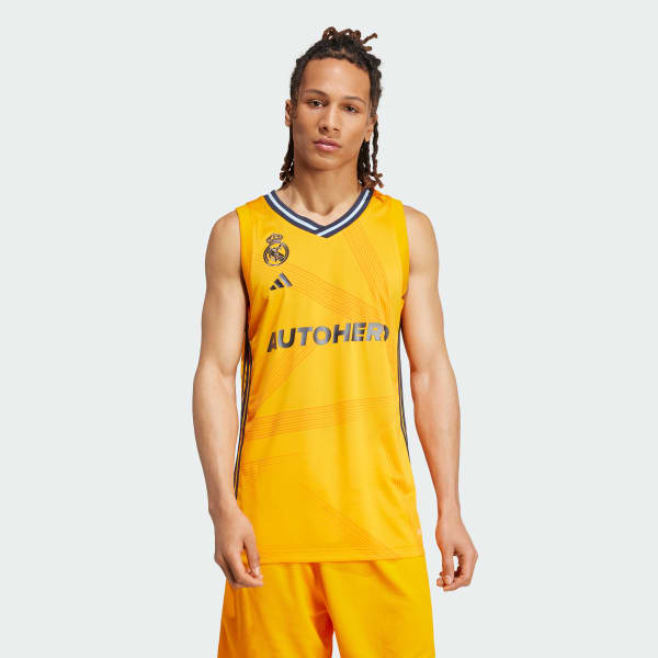 Orange Maillot de basketball Extérieur Real Madrid