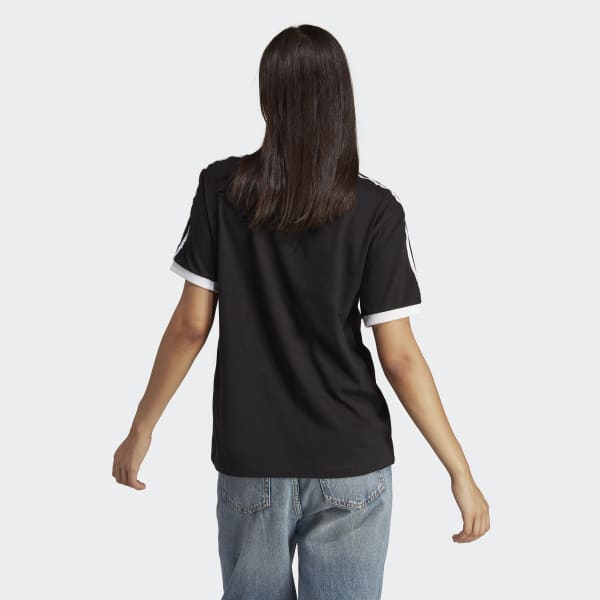 zwart Adicolor Classics 3-Stripes T-shirt