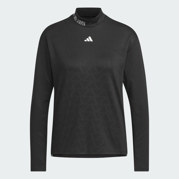 Adidas men's essentials jacquard crew long sleeve shirt 2025