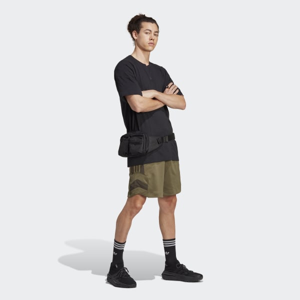 Green adidas Rekive Shorts