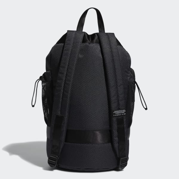 Black Convertible Bucket Backpack