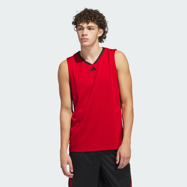 Czerwony Koszulka adidas Basketball Legends Tank