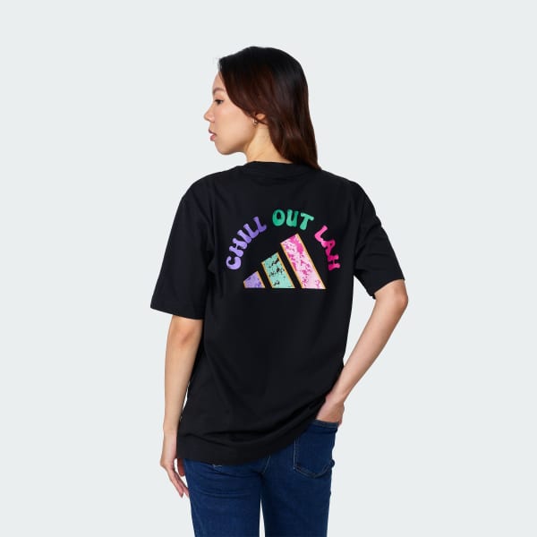 adidas Chill Out Lah Key City Tee - Black | adidas Singapore
