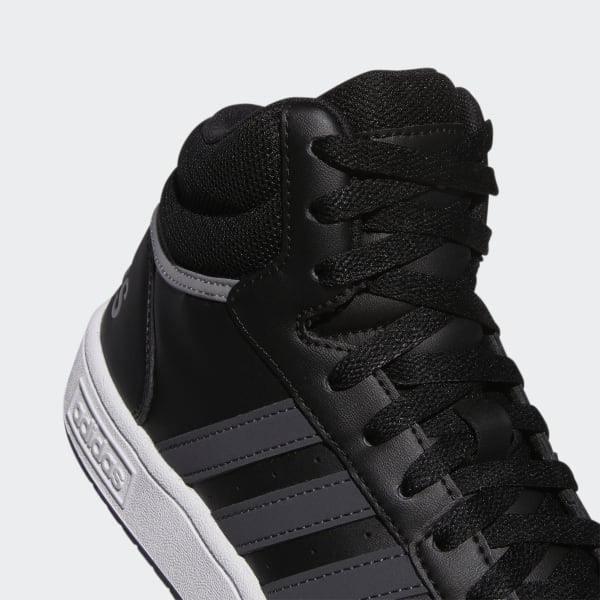Adidas hoops mid top leather mens trainers best sale