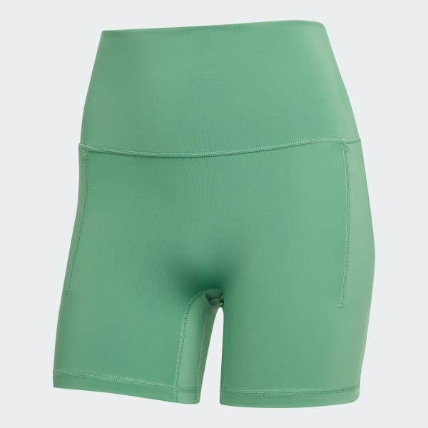 Verde Leggings Curtas 3 Riscas Studio All Me Booty