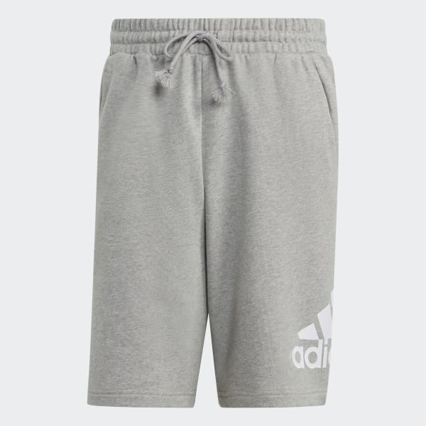 Gris Shorts Essentials Logo Grande Felpa Francesa