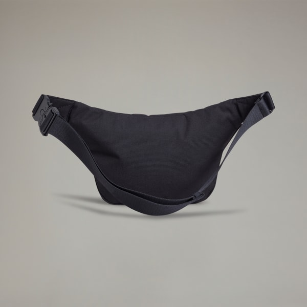 Schwarz Y-3 Staple Bauchtasche