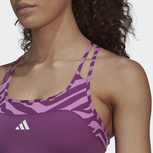 Lilla Hyperglam Techfit Medium-Support Zebra bh DKE66