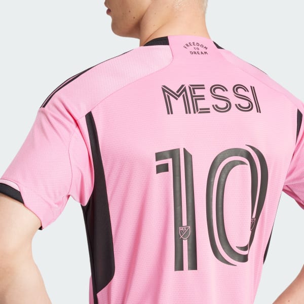 Adidas messi pink top