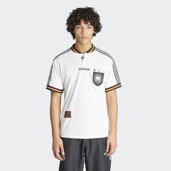 adidas Germany 1996 Home Jersey White adidas Singapore