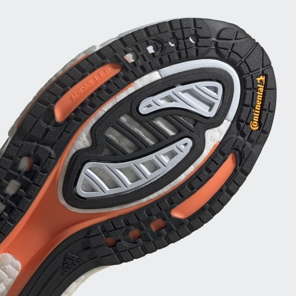 gray and orange adidas shoes