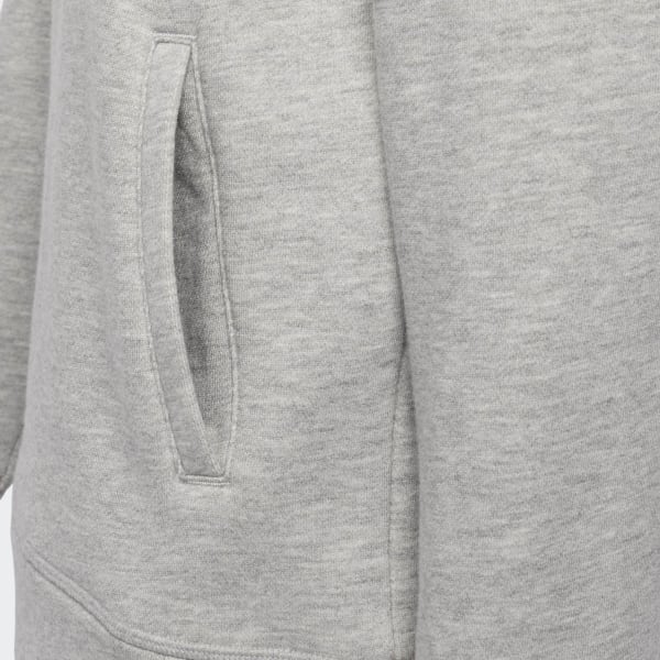 gris Sweat-shirt à capuche en molleton NWN84