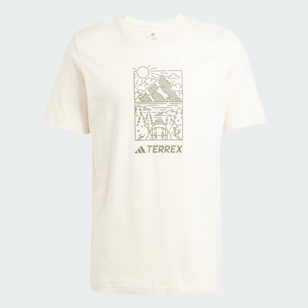 Blanc T-shirt graphique Terrex