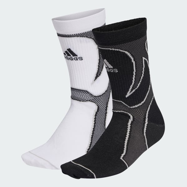 Czerń SKARPETY TEAMGEIST CREW SOCKS 2 PAIRS
