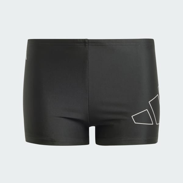 Black Performance Big Bars Swim Boxers Kids