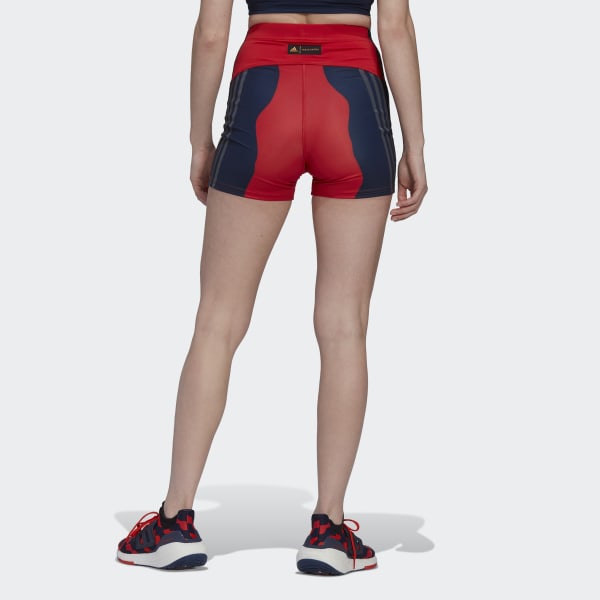 Red Marimekko Run Icons Bike Shorts