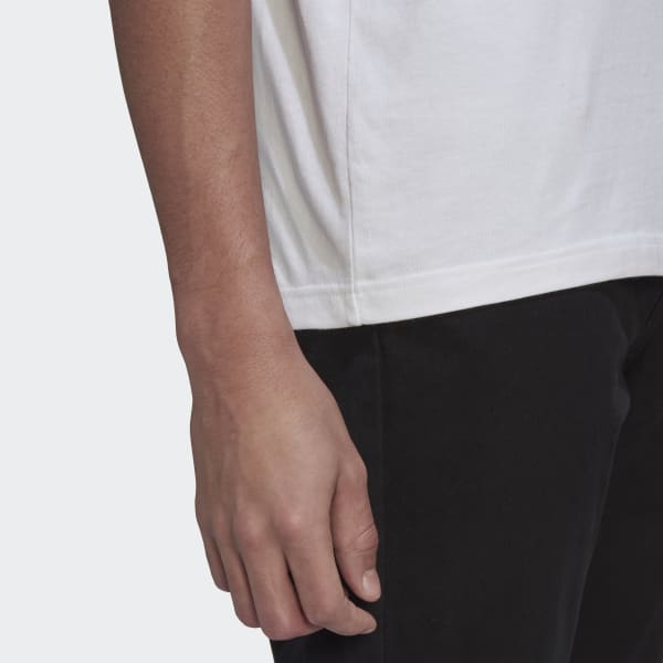Blanc T-shirt graphique Camo XR209