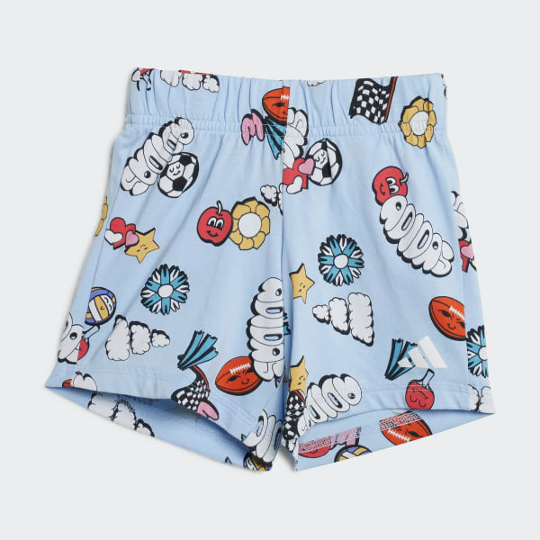 Blue Seasonal Essentials Fun Allover Print Set Kids
