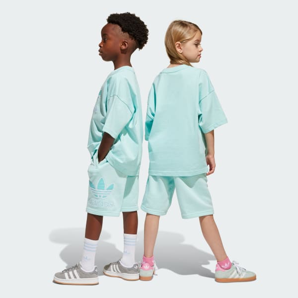 Turquoise Short Tee Set