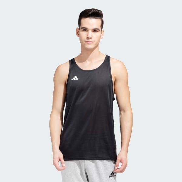 Black Adizero Single Tank