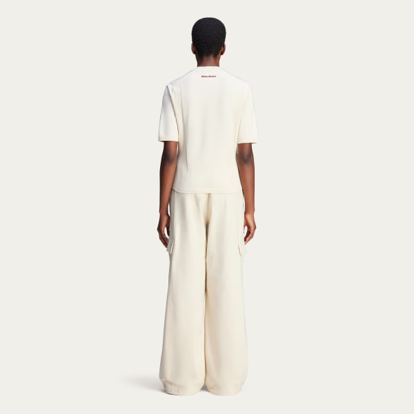 White Wales Bonner Knit Short Sleeve Top