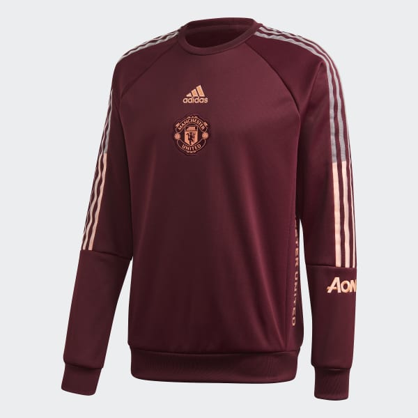 adidas Manchester United Travel Genser Burgendur | adidas Manchester United Genser Adidas