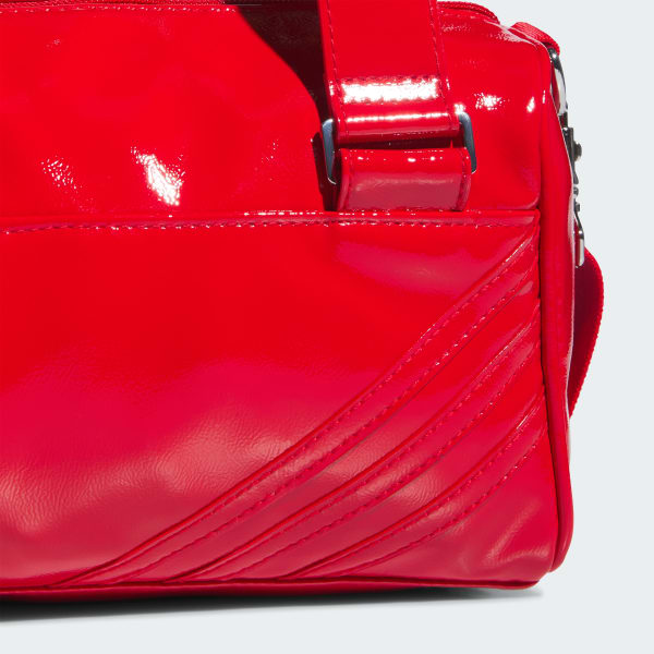 adidas パテント トレフォイル クロスボディバッグ Patent adidas Patent Trefoil Crossbody Bag - Red | Free Shipping